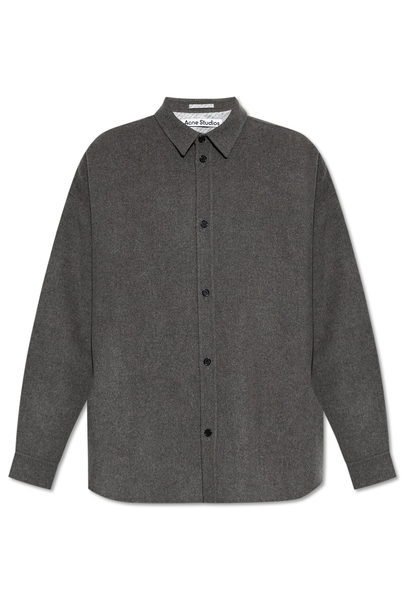 SchaferandweinerShops GB - Grey Wool Jacket Acne Studios